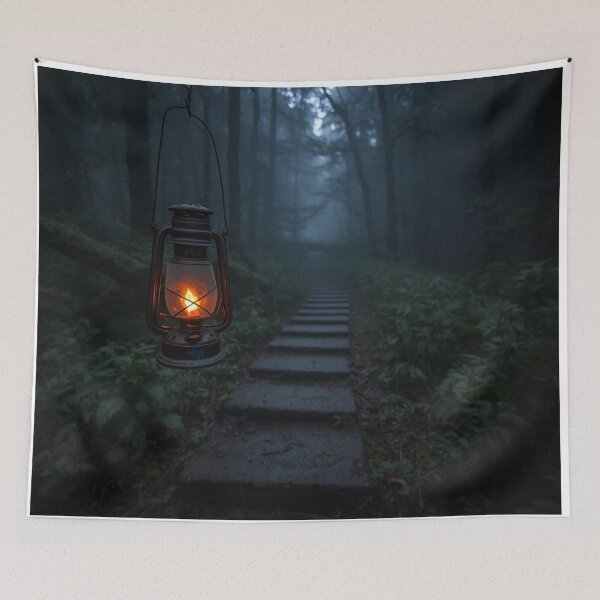 Item preview, Lantern in the Mist designed and sold by PixelVibe782.