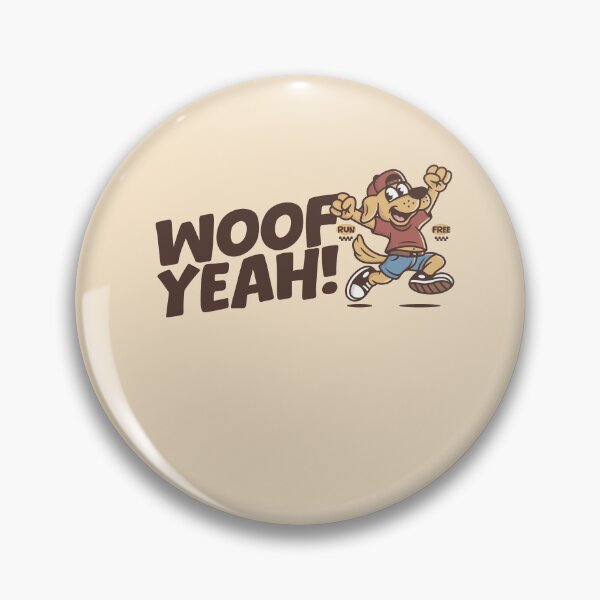 Item preview, Woof Yeah! happy Dog Cartoon designed and sold by adipra.