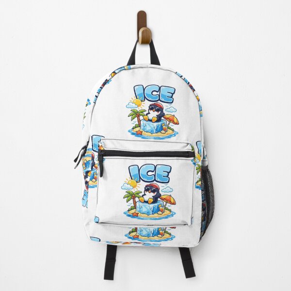 Item preview, Cute Summer Penguin on Ice – Chill Vibes Cartoon Design designed and sold by JordanInk Studio.