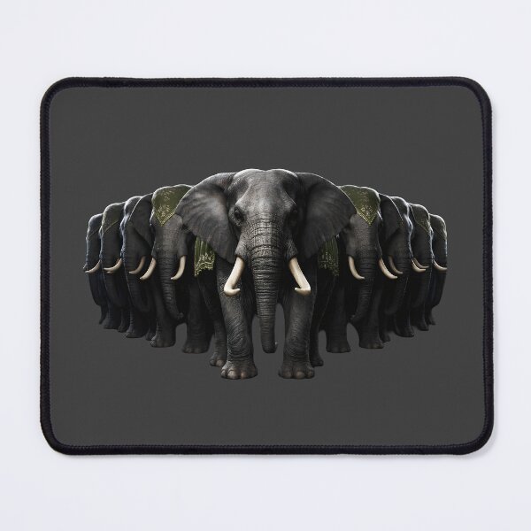 Item preview, Majestic Elephant Herd – Strength In Numbers designed and sold by Dakson Design - Fantasy Art.
