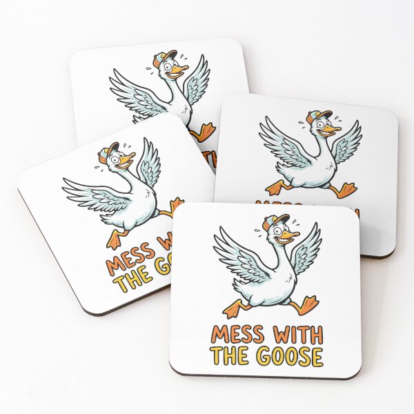 Item preview, Mess With The Goose - Funny Angry Goose Cartoon designed and sold by AliveStyle.
