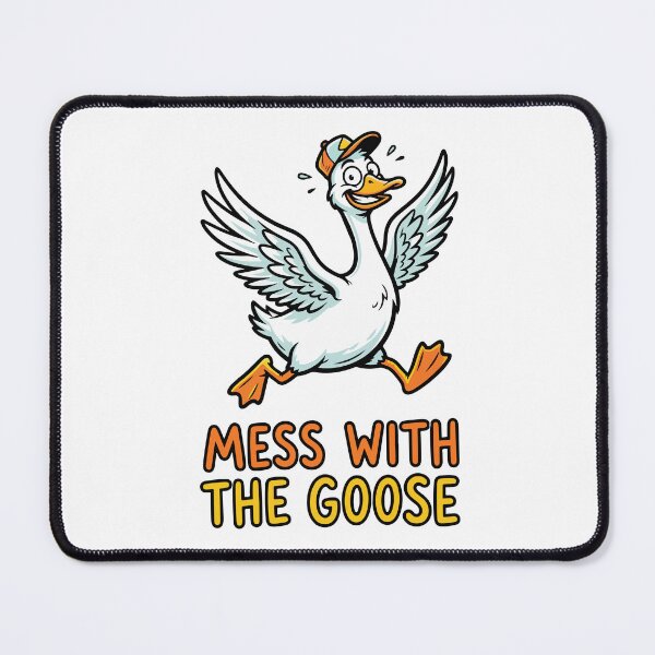 Item preview, Mess With The Goose - Funny Angry Goose Cartoon designed and sold by AliveStyle.