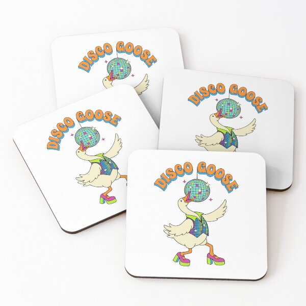 Item preview, Disco Goose - Retro 70s Dancing Goose with Disco Ball designed and sold by AliveStyle.