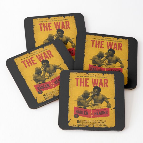 Item preview, The War Marvin Hagler Vs Hearns Live Direct At Caesars Palace Ringside designed and sold by Cartolona.