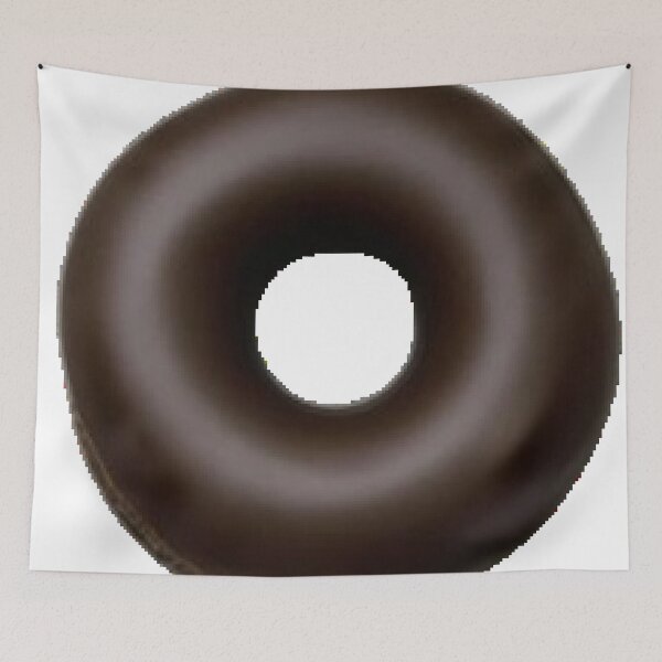 Item preview, Dark Chocolate Donut - Minimalist Sweet Treat Illustration designed and sold by vekotpu.