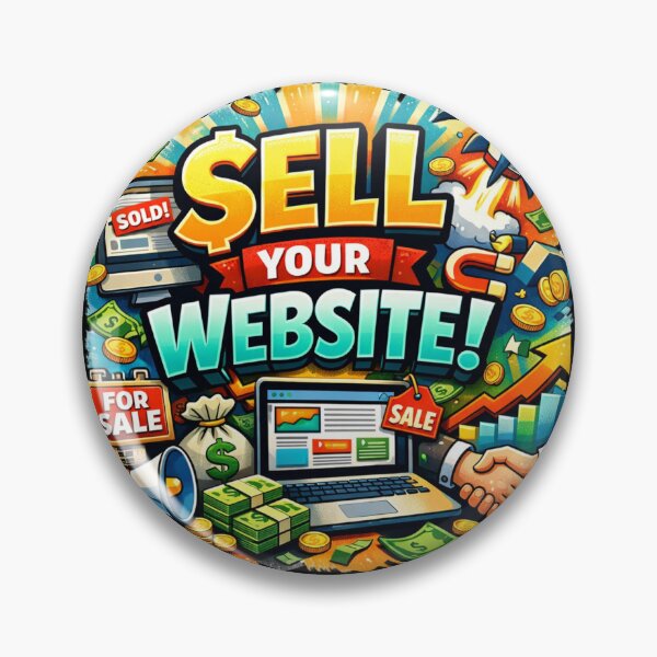 Item preview, Sell Your Website – Digital Marketing Business Growth Design designed and sold by EvelinZ.