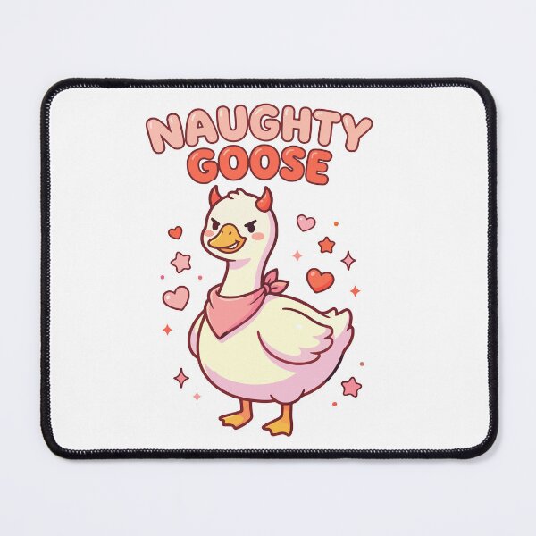 Item preview, Naughty Goose - Cute Devil Goose with Hearts designed and sold by AliveStyle.