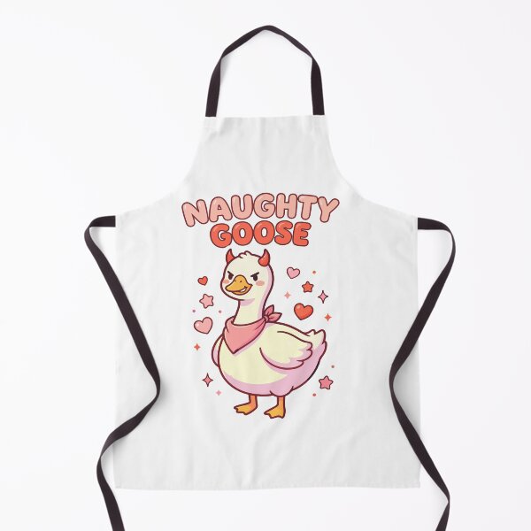 Item preview, Naughty Goose - Cute Devil Goose with Hearts designed and sold by AliveStyle.