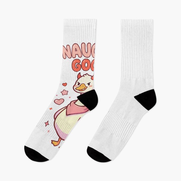 Item preview, Naughty Goose - Cute Devil Goose with Hearts designed and sold by AliveStyle.