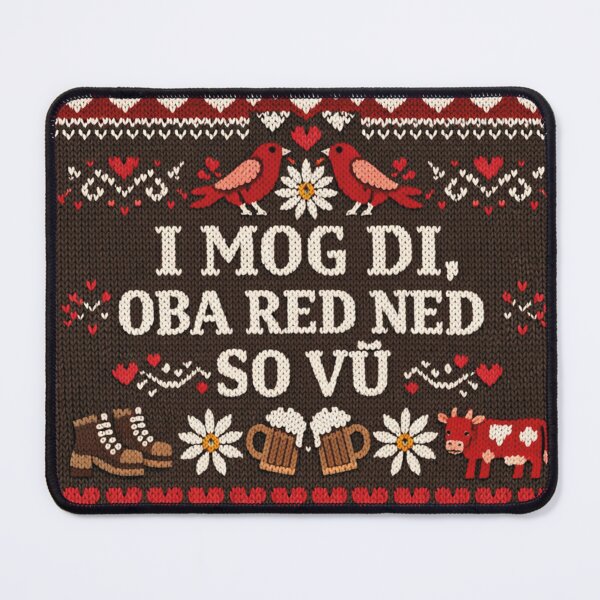 Item preview, I like you dialect saying – Knitting design designed and sold by Mauswohn.