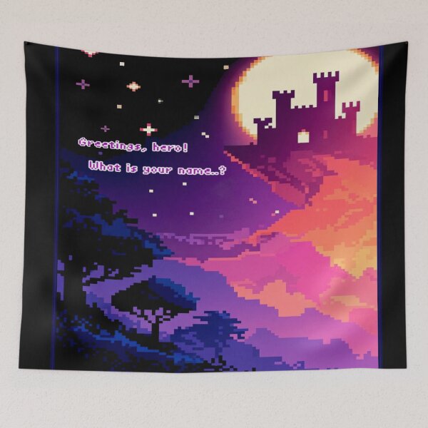 Item preview, New Quest! RPG Pixel Blanket designed and sold by DanieleDidit.