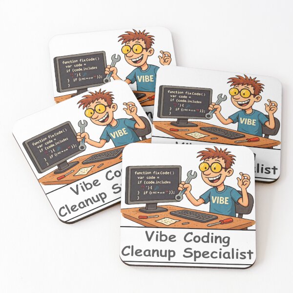 Item preview, Vibe Coding Clean up Specialist designed and sold by aykiradesigns.