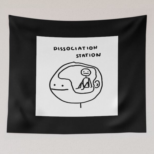 Item preview, Dissociation Station Funny Mental Health designed and sold by dxfbpjfqj69.