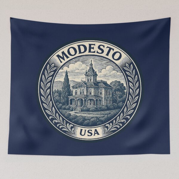 Item preview, Modesto USA Travel  designed and sold by Thistle-TShop.