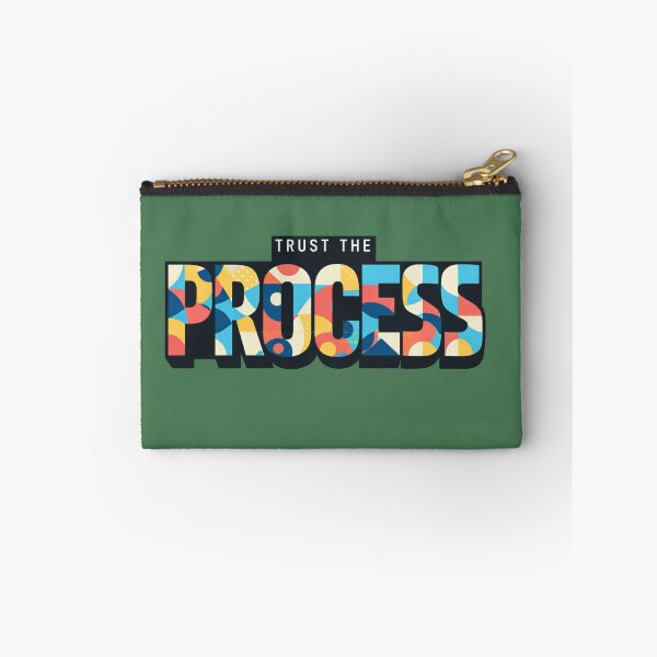 Item preview, Trust the Process – Colorful Motivational Typography Quote designed and sold by MUKUND FASHION DESIGN.