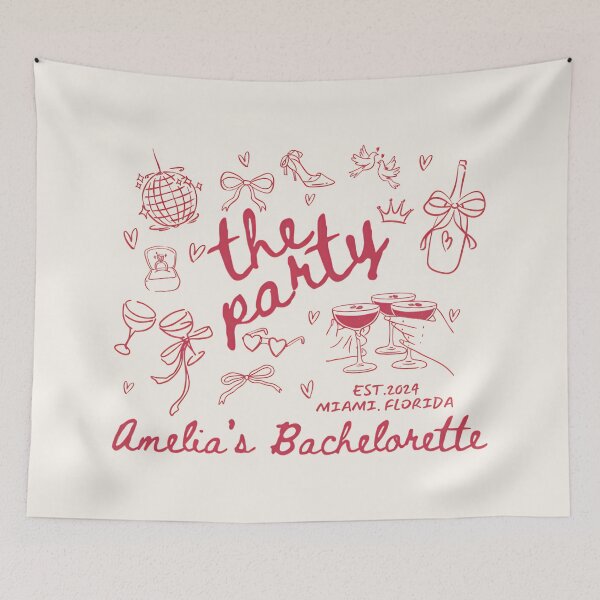 Item preview, The Party Bachelorette Weekend Pink Aesthetic – Bride Squad Celebration designed and sold by Rhastasnixon.