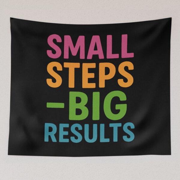 Item preview, SMALL STEPS -BIG RESULTS designed and sold by Motivive.