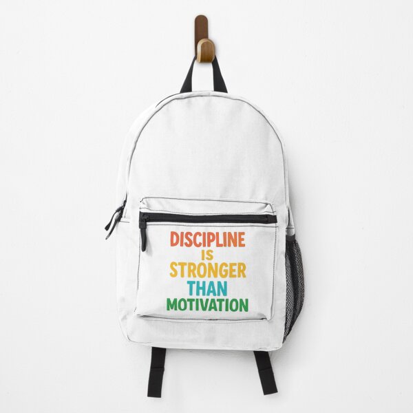Item preview, DISCIPLINE IS STRONGER THAN MOTIVATION designed and sold by Motivive.