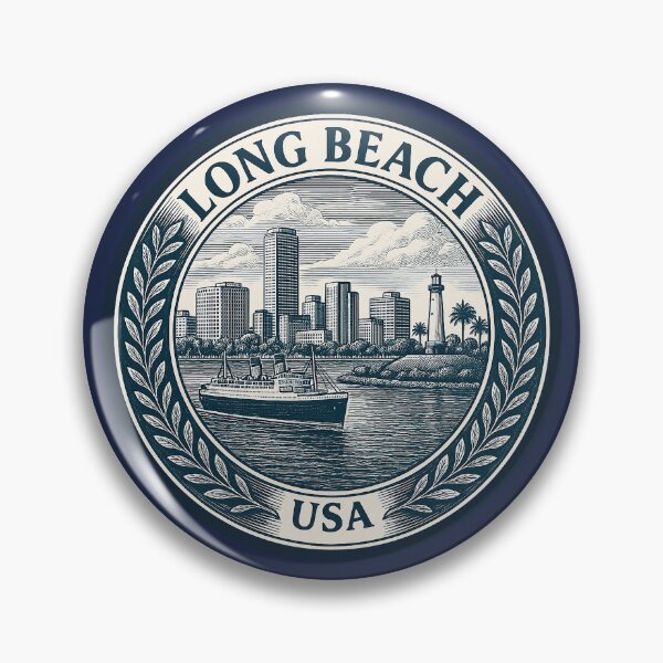 Artikelvorschau, Long Beach USA Reisen entworfen und verkauft von Thistle-TShop.