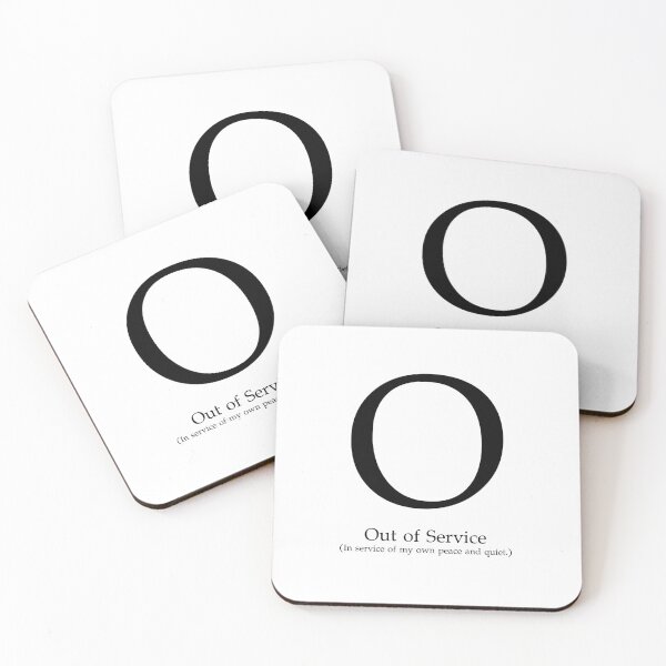 Item preview, Letter O Out of Service Quiet designed and sold by AVO-SOURCE.