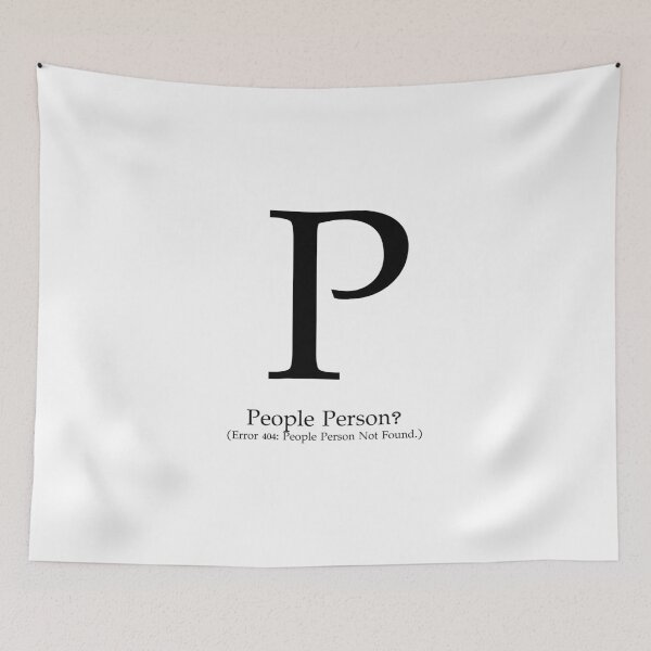 Item preview, Letter P People Person Error 404 designed and sold by AVO-SOURCE.