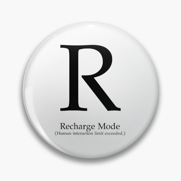 Item preview, Letter R Recharge Mode Human Interaction designed and sold by AVO-SOURCE.