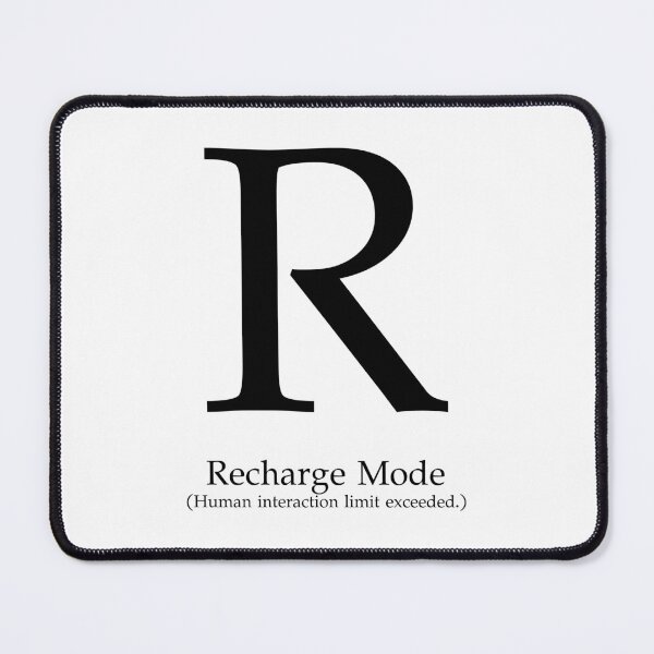 Item preview, Letter R Recharge Mode Human Interaction designed and sold by AVO-SOURCE.
