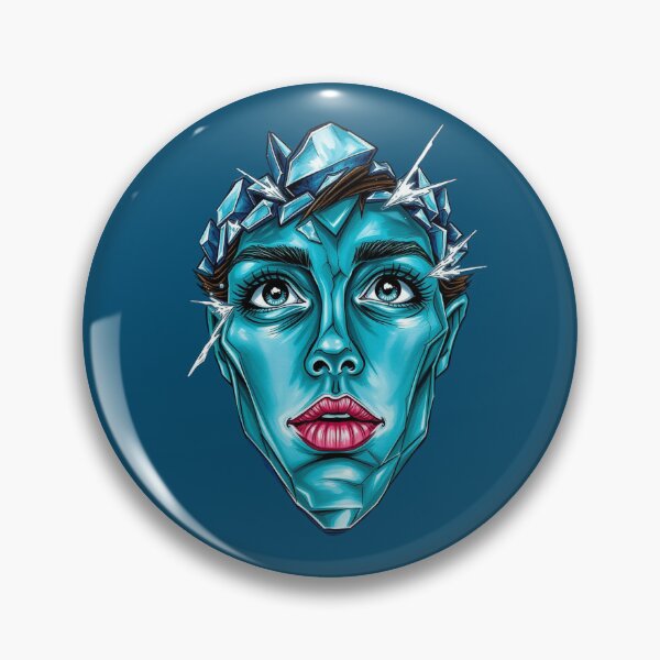 Item preview, BLUE CRISTAL FACE designed and sold by GOODLOOKING10.