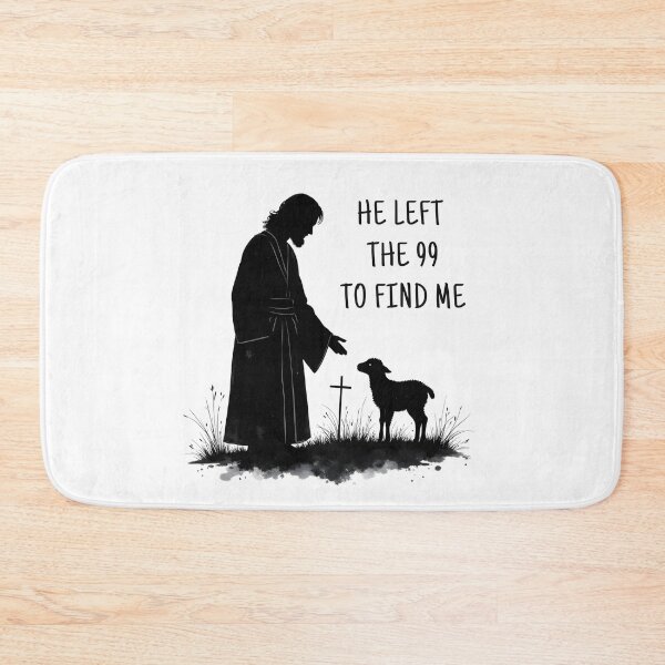 Item preview, He Left The 99 to Find Me Bible designed and sold by LunaMagicStudio.