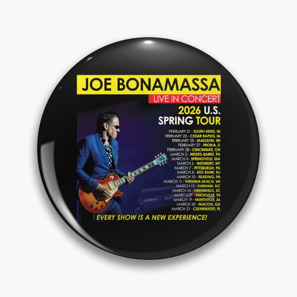 Item preview, Joe Bonamassa Singer Tour 2026 designed and sold by Mo7amedx.