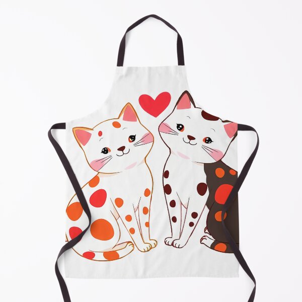 Item preview, Romantic Rose Cats – Whimsical Love Duo designed and sold by meesub.