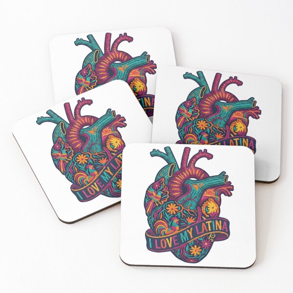 Item preview, Amor Eterno: I Love My Latina Tenango Heart designed and sold by VeloraWorks.