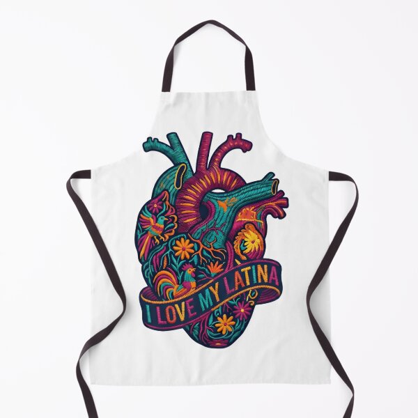 Item preview, Amor Eterno: I Love My Latina Tenango Heart designed and sold by VeloraWorks.