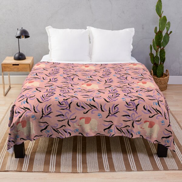Item preview, Vintage Thai Elephant Floral Ornament – Hand Drawn Traditional Pattern Illustration designed and sold by SaitonG.