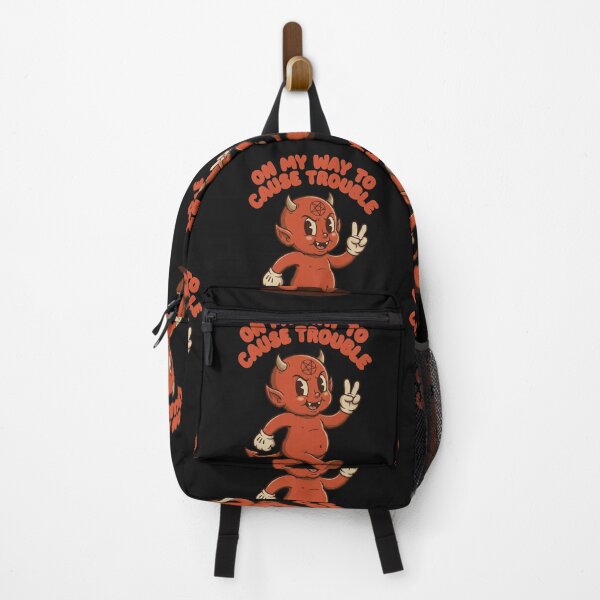 Item preview, Retro Devil On My Way To Cause Trouble designed and sold by AdyKurniawan.