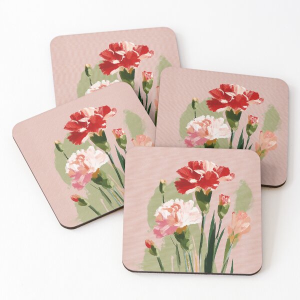 Item preview,  Expressive Carnations in Soft Pastels designed and sold by junkydotcom.