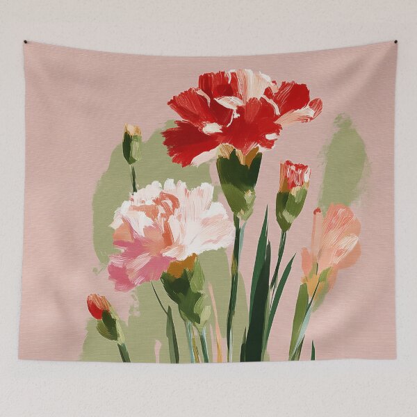 Item preview,  Expressive Carnations in Soft Pastels designed and sold by junkydotcom.