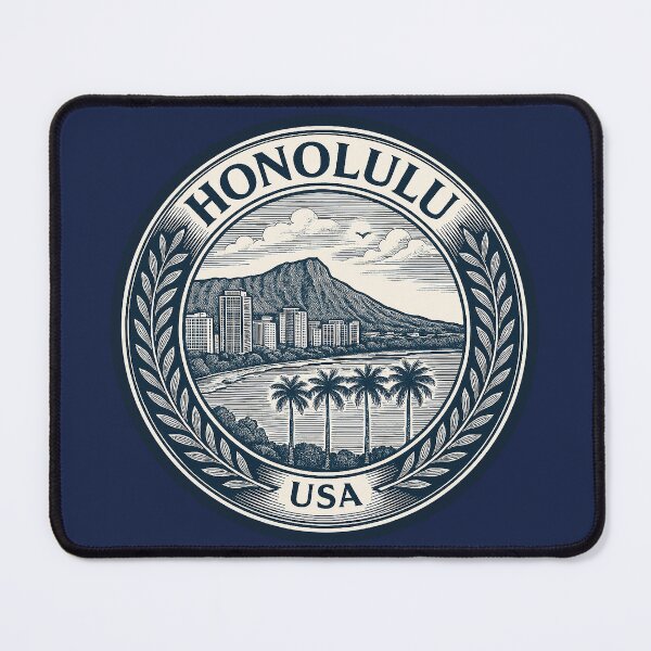 Item preview, Honolulu USA Travel  designed and sold by Thistle-TShop.