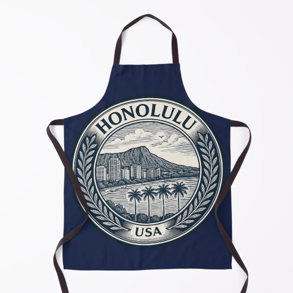 Item preview, Honolulu USA Travel designed and sold by Thistle-TShop.