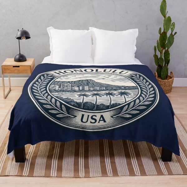 Item preview, Honolulu USA Travel designed and sold by Thistle-TShop.