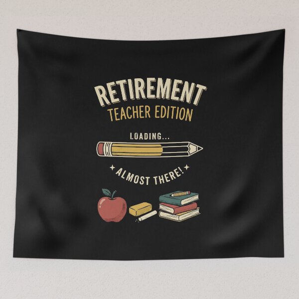 Item preview, Retirement Teacher Edition Loading Bar designed and sold by AdyKurniawan.