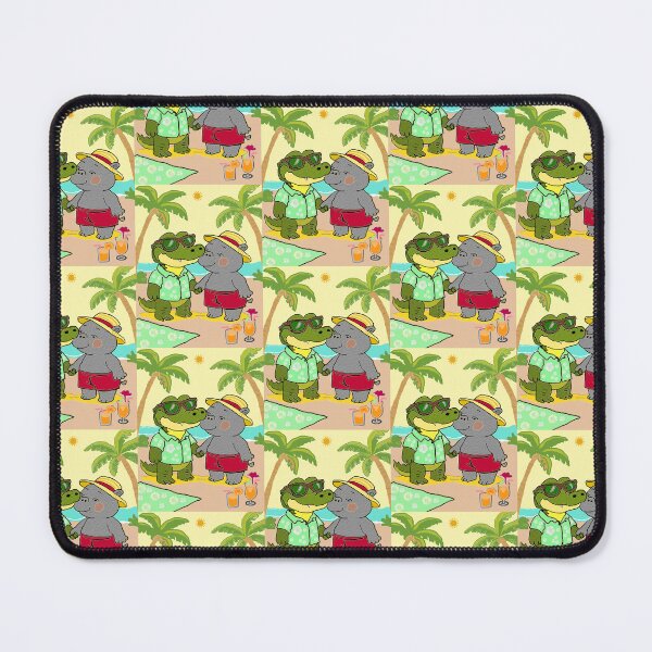 Item preview, A Crocodile and Hippo Friendship designed and sold by kristalcurt.