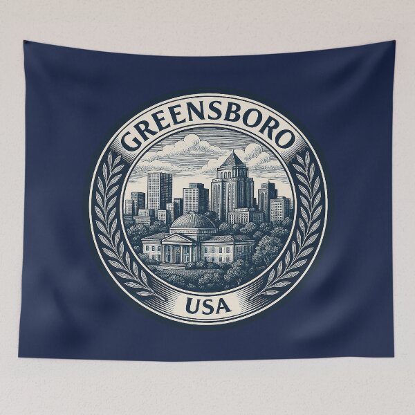 Artikelvorschau, Greensboro USA Reisen entworfen und verkauft von Thistle-TShop.