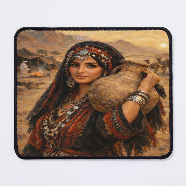 Item preview, Desert Nomad – Traditional Bedouin Portrait designed and sold by alizo74.