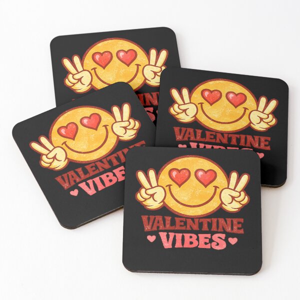 Item preview, Valentine Vibes Retro Smiley Design designed and sold by Iuqiune.