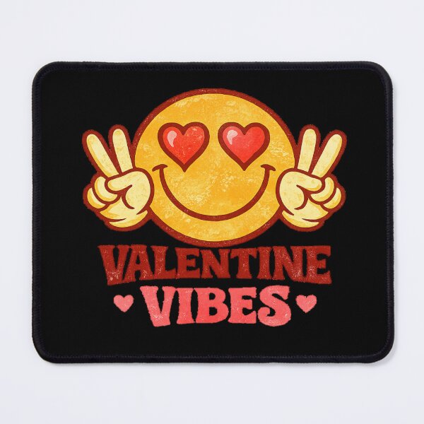 Item preview, Valentine Vibes Retro Smiley Design designed and sold by Iuqiune.
