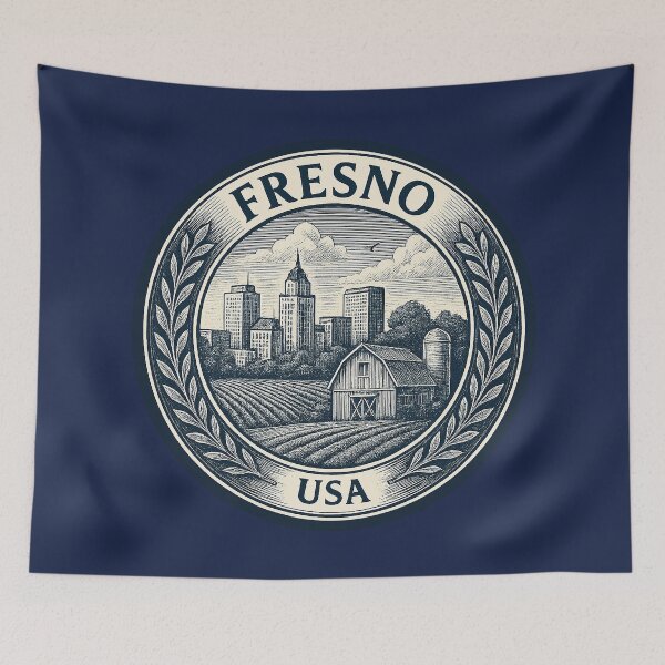 Item preview, Fresno USA Travel  designed and sold by Thistle-TShop.