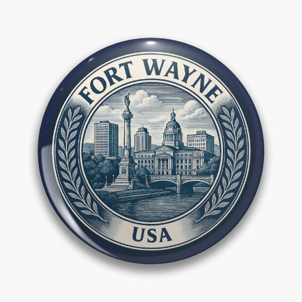 Item preview, Fort Wayne USA Travel  designed and sold by Thistle-TShop.