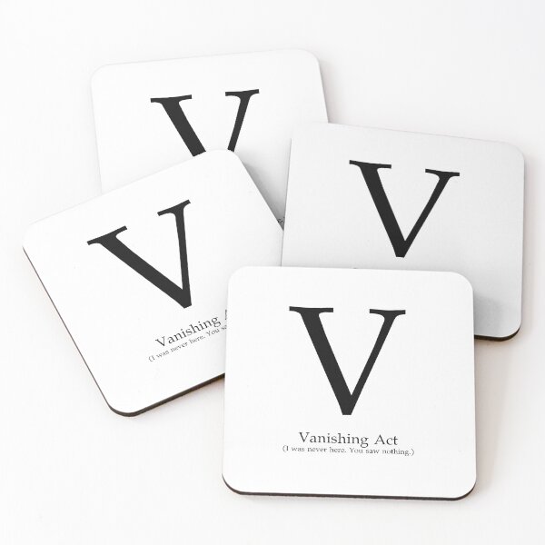 Item preview, Letter V Vanishing Act Ninja Mode designed and sold by AVO-SOURCE.