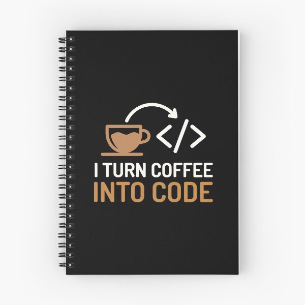 Item preview, I Turn Coffee Into Code Developer designed and sold by SplashTastic.
